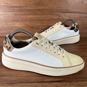 Cole Haan GrandPro Topspin Leather Sneakers Women’s Size 9 Low Top Shoes